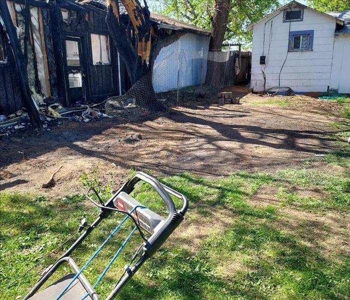 After Image of a Fire Damage Cleanup in Redding California