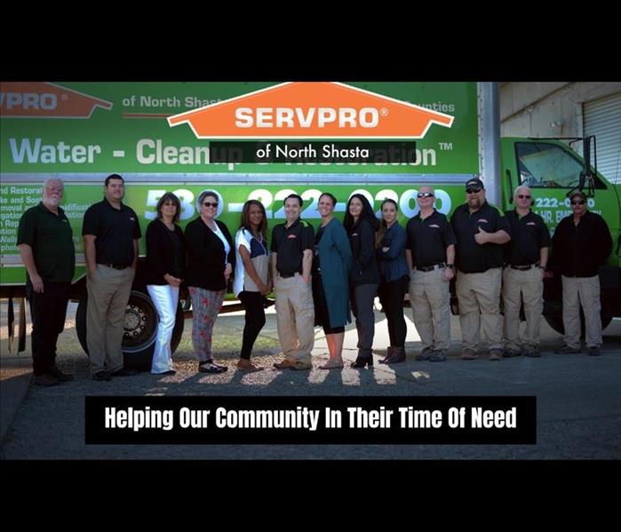 Employees of SERVPRO® of North Shasta, Trinity & Greater Tehama Counties