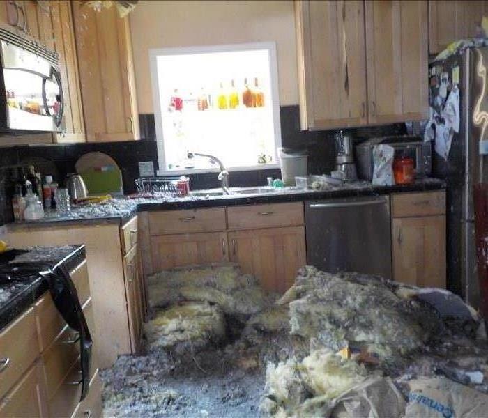 Fire and water damage 